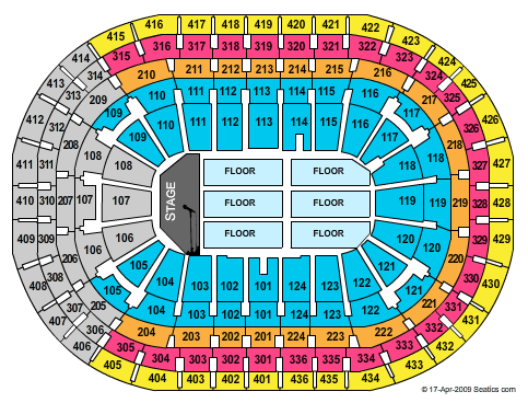 Centre Bell Muse Seating Chart